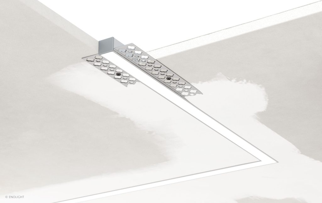 SPK5615F Drywall Recessed Linear Light with Flush Frosted Lens