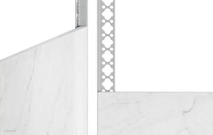SPK5917F Recessed Corner Linear Light with Flush Frosted Lens Installed