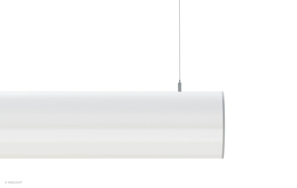 VIV120C Wide Angle Pendant Surface Linear Light with Round Frosted Lens