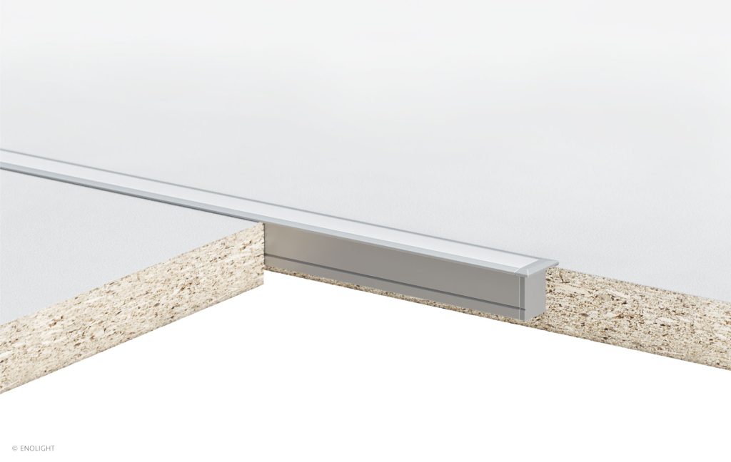 HYN1815F Linear Trim Recessed Lighting with Flush Frosted Lens