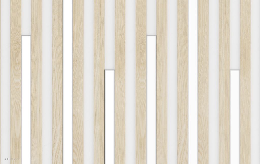 HYN2619F Ultra Long Wood Grille Recessed Linear Light with 1' Frosted Lens